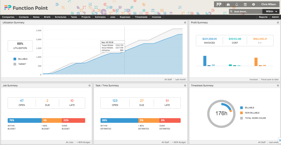 screenshot of Function Point